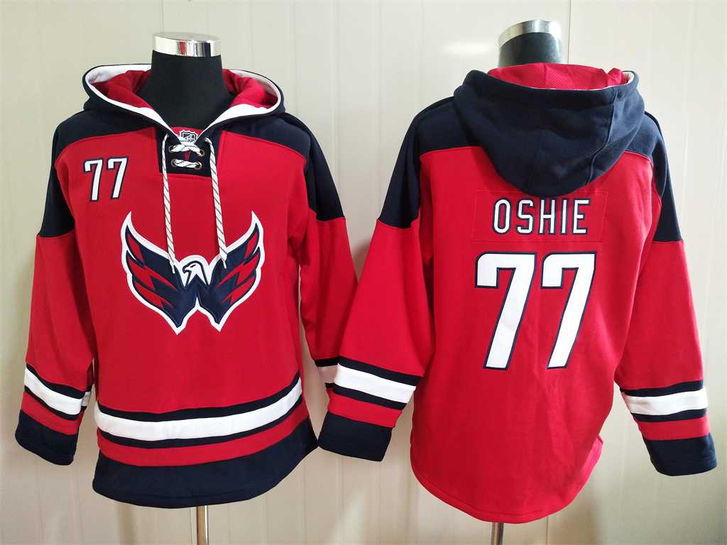 Capitals 7 T.j. Oshie Red All Stitched Pullover Hoodie,We sell and wholesale Capitals 7 T.j. Oshie Red All Stitched Pullover Hoodie on line form chian!
